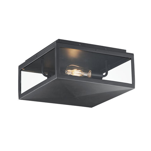 Maxim Lighting Catalina 2Lt Outdoor Deck Lantern, Dark Bronze/Clear - 30099CLDBZ