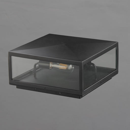 Maxim Lighting Catalina 2Lt Outdoor Deck Lantern, Dark Bronze/Clear