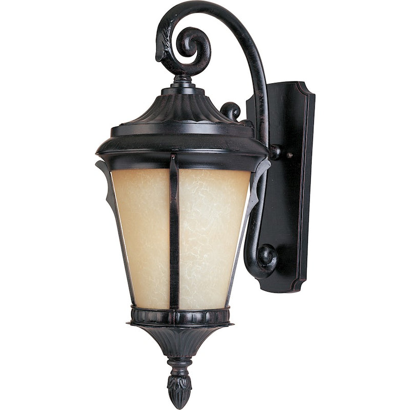Maxim Odessa Cast 1-Light Outdoor Wall Lantern Espresso