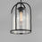 Maxim Lighting Foundry 1 Light Pendant, Black/Seedy