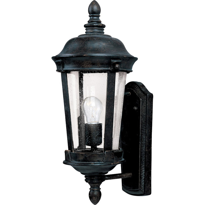 Maxim Dover Cast 1-Light Outdoor Wall Lantern Bronze