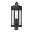 Maxim Lighting Wright 3Lt Outdoor Pole/Post, Black Patina/Clear - 30220CLBKP