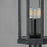 Maxim Lighting Wright 3Lt Outdoor Pole/Post, Black Patina/Clear