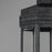 Maxim Lighting Wright 3Lt Outdoor Pole/Post, Black Patina/Clear