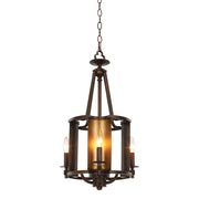 Maxim Lighting Candella 4-Light Chandelier, Chestnut Bronze/Gold