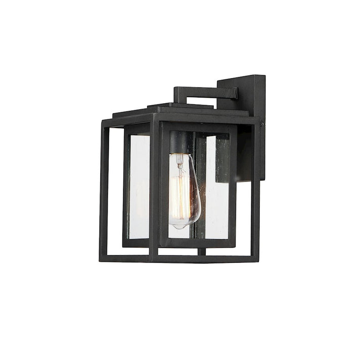 Maxim Lighting 3032 Cabana 1 Light Outdoor Sconce, Black/Seedy