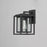 Maxim Lighting 3032 Cabana 1 Light Outdoor Sconce, Black/Seedy