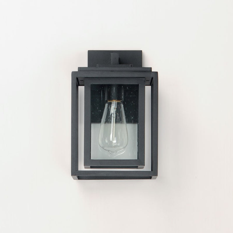 Maxim Lighting 3032 Cabana 1 Light Outdoor Sconce, Black/Seedy