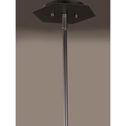 Maxim Lighting 8" Honeycomb 1-Light LED Pendant, Black/Gold