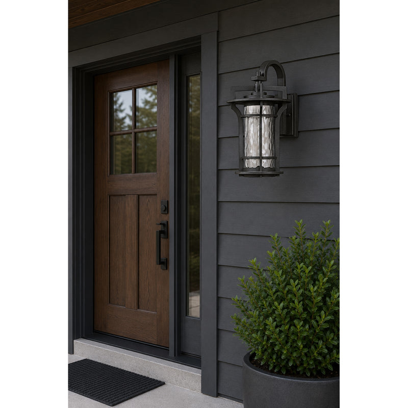Maxim Lighting Oakville 1-Light Outdoor Wall Lantern in Black Oxide