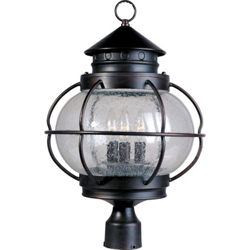 Maxim Portsmouth 3-Light Outdoor Post Lantern Rubbed Bronze -30501CDOI