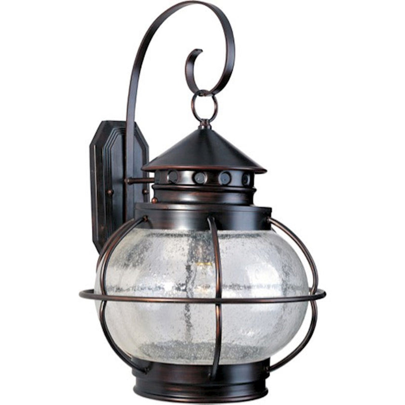 Maxim Portsmouth 1-Light Outdoor Wall Lantern Rubbed Bronze -30504CDOI
