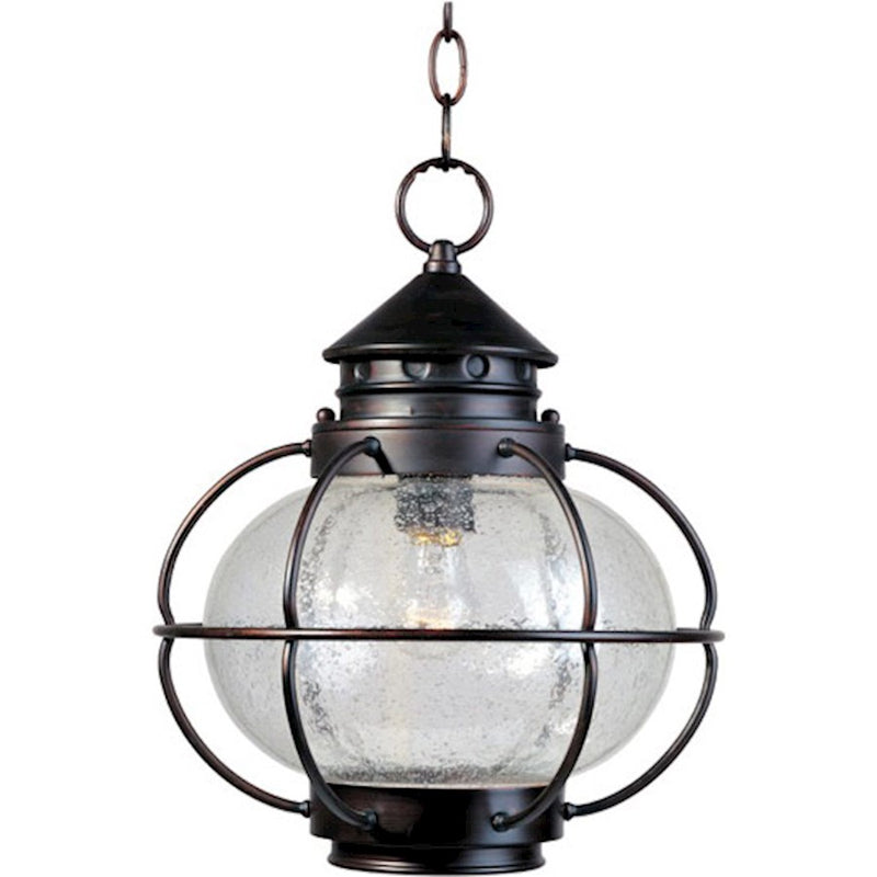 Maxim Portsmouth 1-Light Outdoor Hanging Lantern Bronze