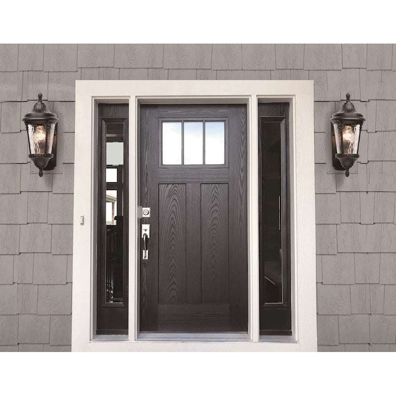 Maxim Lighting Sentry 1-Light Small Outdoor Wall Sconce, Black