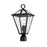Maxim Lighting Prism 1 Light Outdoor Post Lantern, Black/Clear
