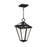 Maxim Lighting Prism 1 Light 16" Outdoor Pendant, Black/Clear