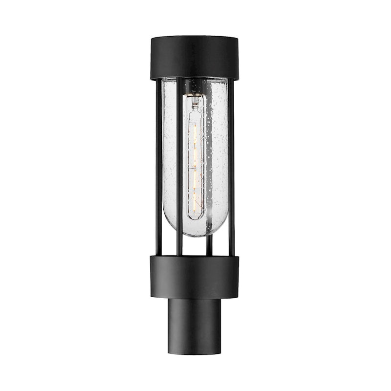 Maxim Lighting Millennial 1Lt Outdoor Pole/Post Mount, Black/Seedy