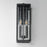 Maxim Lighting Magnus 2 Light 17" Outdoor Wall Mount, Black/Clear