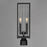 Maxim Lighting Magnus 2 Light Outdoor Pole/Post Mount, Black/Clear