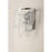 Maxim Lighting Glacier 3-Light Wall Sconce, White/Polished Chrome