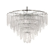 Maxim Lighting Glacier 19-Light Chandelier in White/Polished Chrome