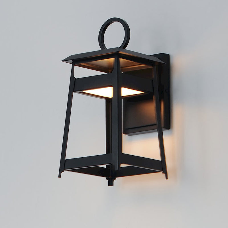 Maxim Lighting Pagoda LED 2 Light Outdoor Sconce, Black