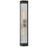 Maxim Lighting Triform 2Lt 32" Outdoor Sconce, Black/Brass/Ribbed - 30763CRBKAB