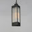 Maxim Triform 1Lt 7.5" LED Outdoor Pendant, BK/Brass/Ribbed