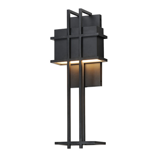 Maxim Lighting Prairie 1 Light 21" Wall Sconce, Black - 30776BK