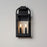 Maxim Lighting Bonham 2 Light Outdoor Wall Sconce, Black/Clear