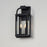 Maxim Lighting Bonham 2 Light Outdoor Wall Sconce, Black/Clear