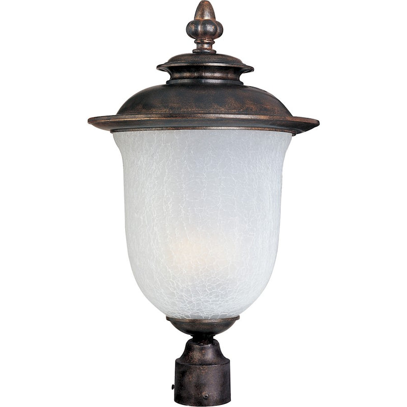 Maxim Cambria Cast 3-Light Outdoor Post Lantern Chocolate