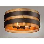 Maxim Lighting Caspian 8-Light Pendant, Oil Rubbed Bronze/Brass