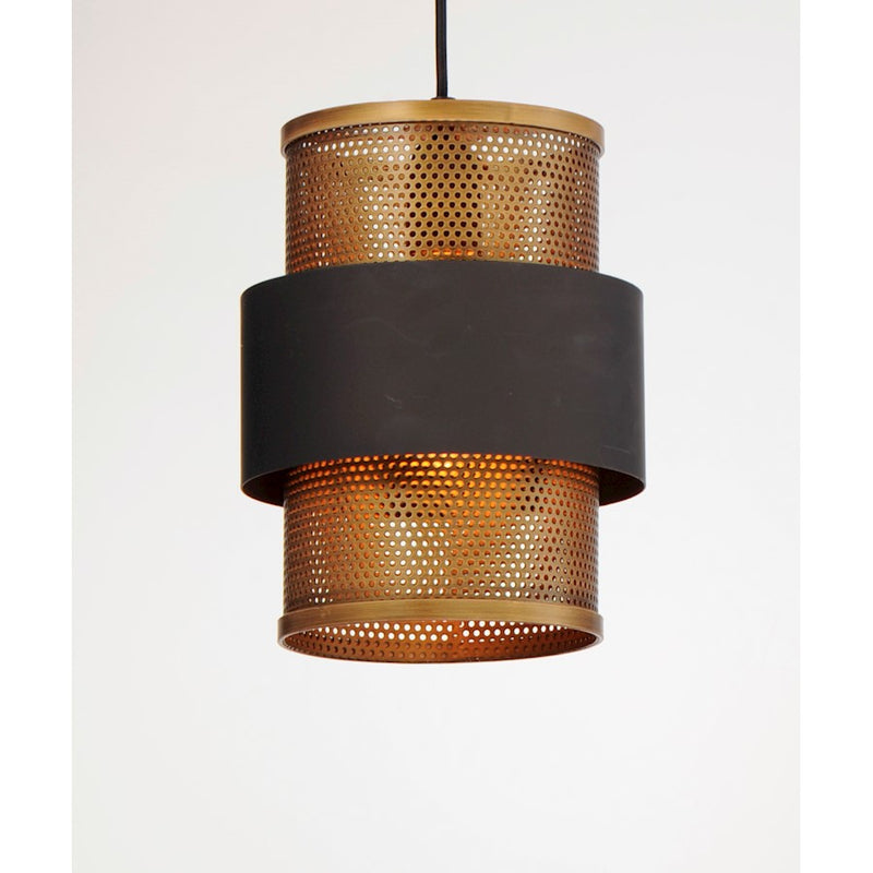 Maxim Lighting Caspian Pendant, Oil Rubbed Bronze/Antique Brass