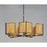 Maxim Lighting Caspian 5-Light Chandelier, Oil Rubbed Bronze/Antique Brass