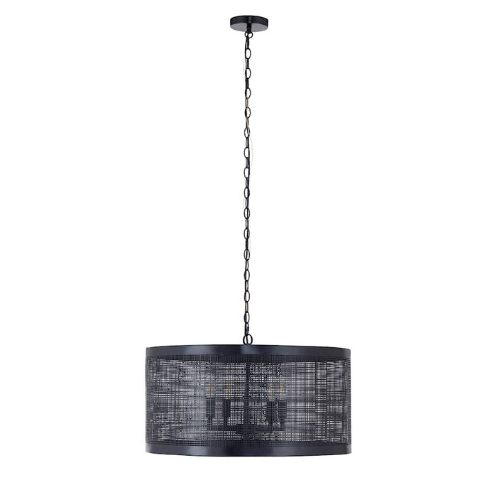 Maxim Lighting Hatcher 4 Light 24" Pendant, Black