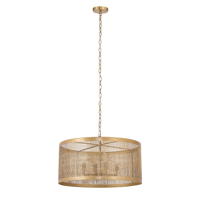 Maxim Lighting Hatcher 4 Light 24" Pendant, Gold