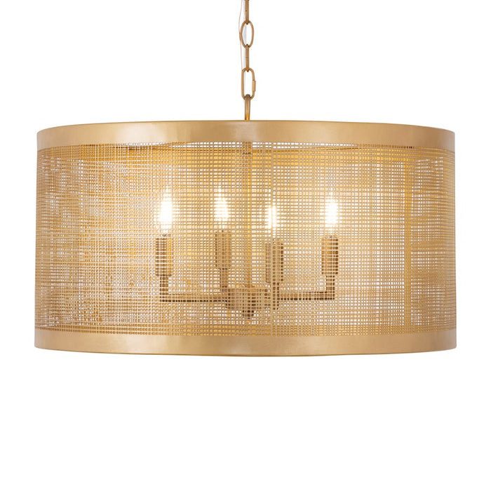 Maxim Lighting Hatcher 4 Light 24" Pendant, Gold