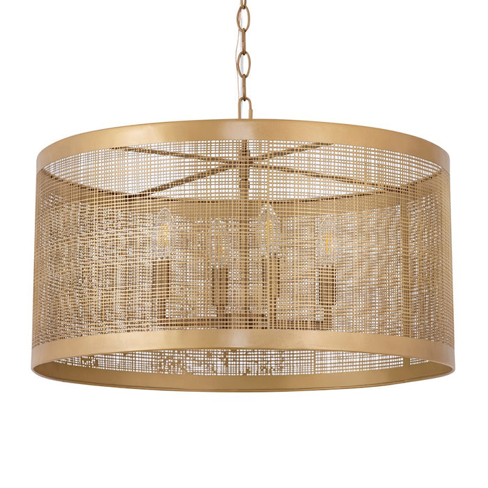 Maxim Lighting Hatcher 4 Light 24" Pendant, Gold