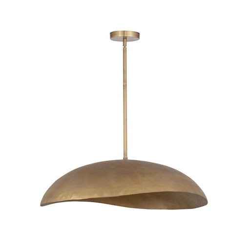 Maxim Lighting Denarii 2 Light 24" Iron Pendant, Natural Gold