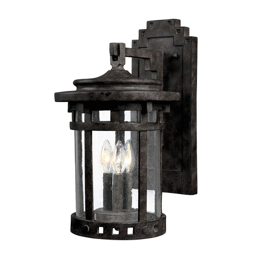 Maxim Santa Barbara Cast 3-Light Outdoor Wall Lantern Sienna -3135CDSE