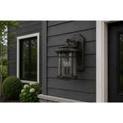 Maxim Santa Barbara Cast 3-Light Outdoor Wall Lantern Sienna -3135CDSE