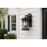 Maxim Santa Barbara Cast 3-Light Outdoor Wall Lantern Sienna -3135CDSE