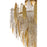 Maxim Lighting Majestic 10-Light Flush Mount, Gold Leaf