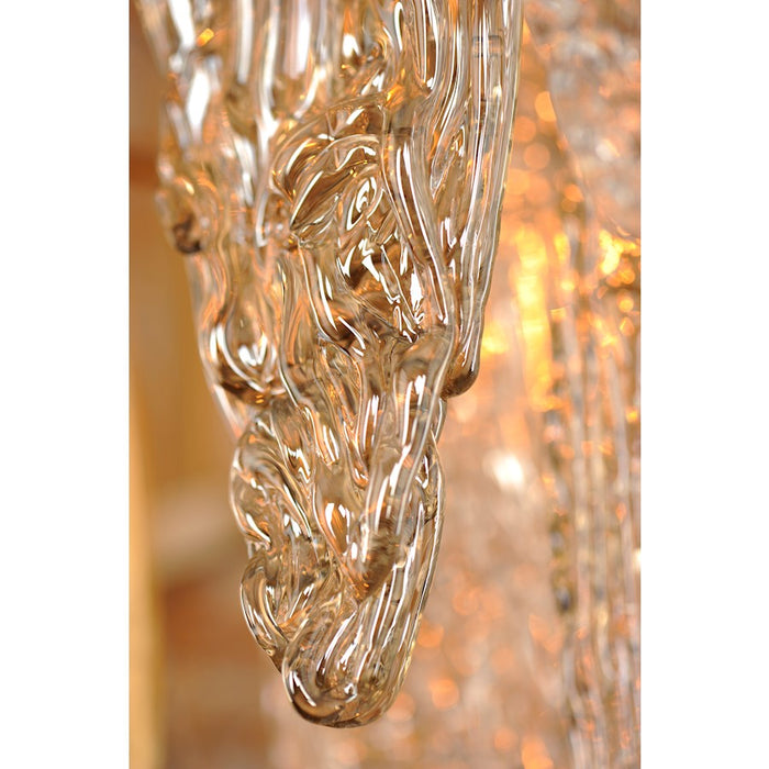 Maxim Lighting Majestic 10-Light Flush Mount, Gold Leaf