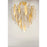 Maxim Lighting Majestic 10-Light Flush Mount, Gold Leaf