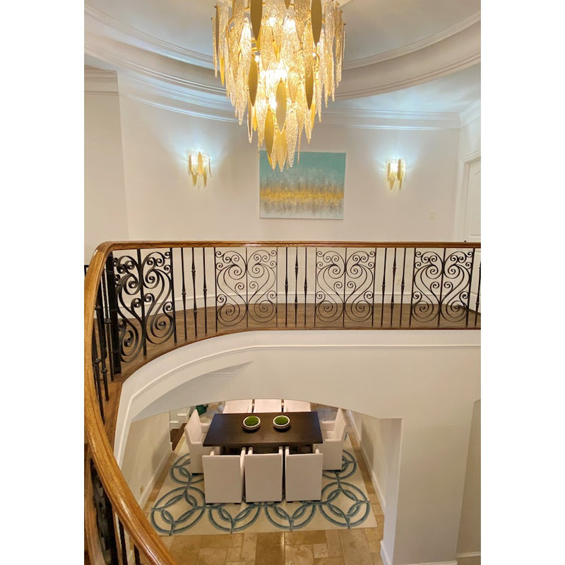Maxim Lighting Majestic 3-Light Wall Sconce, Gold Leaf