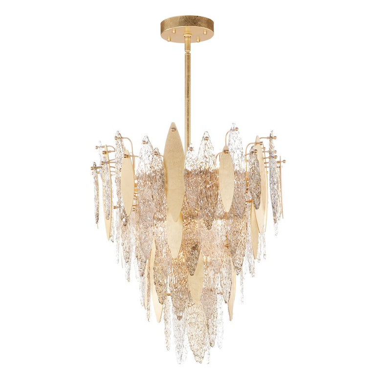 Maxim Lighting Majestic Chandelier, Gold Leaf