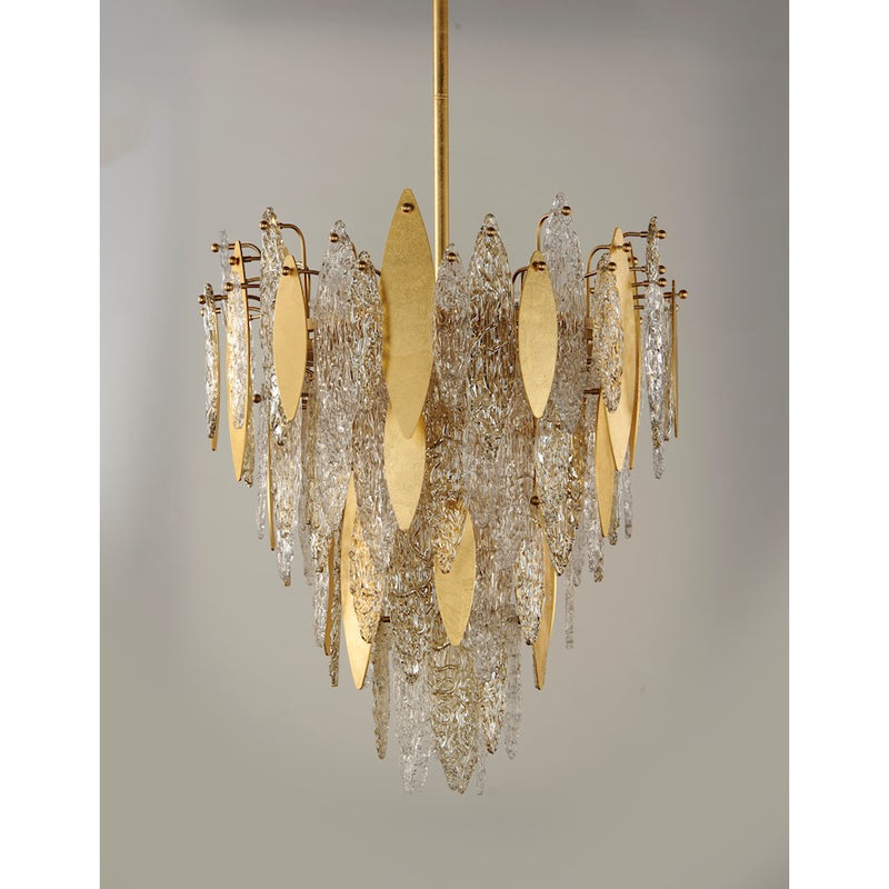 Maxim Lighting Majestic Chandelier, Gold Leaf