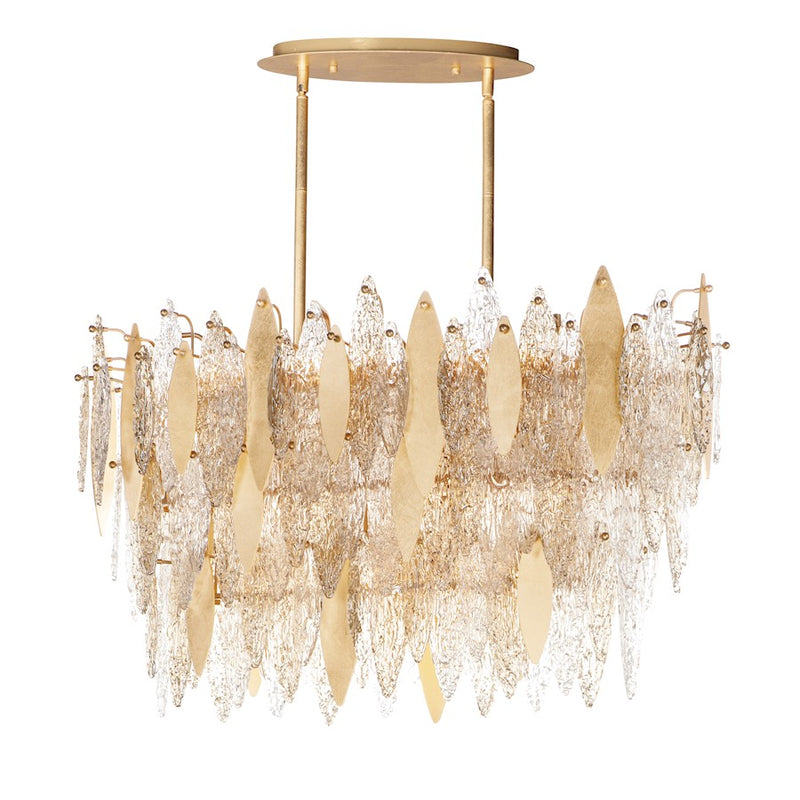 Maxim Lighting Majestic 18-Light Chandelier, Gold Leaf